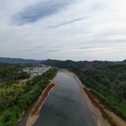 饶河航道石枧滩  全景