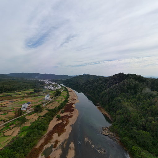 饶河航道石枧大桥  全景