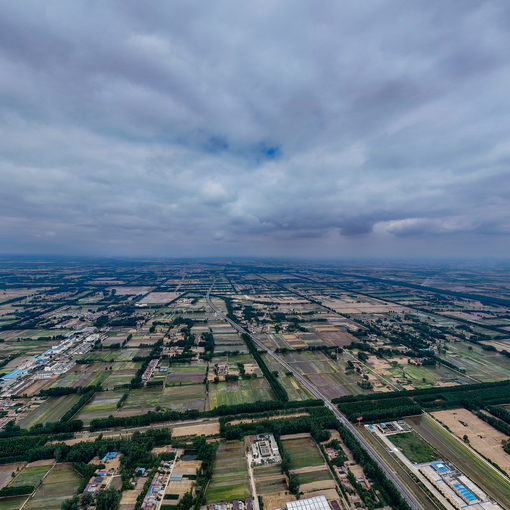 塘溝鎮(zhèn)全景圖2024.6.20