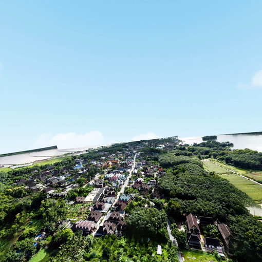 傣族園 稻田文化全景圖