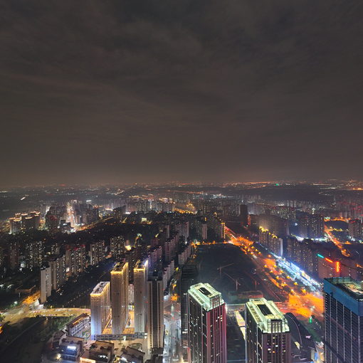 成都珠江新城夜景