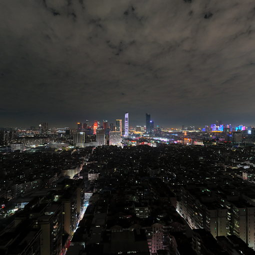 棠德南路夜晚360全景