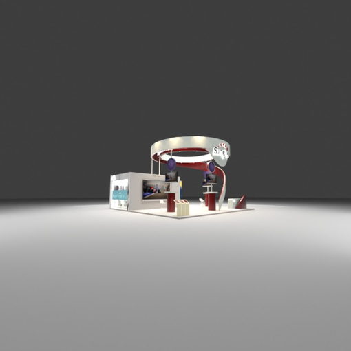 9×9通訊電信展展位設計