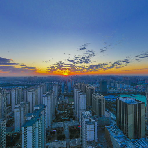 20190924石家莊日出全景