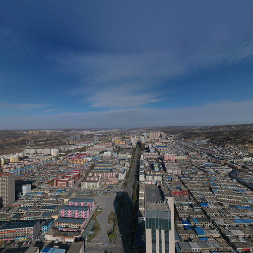 神木市全景图图片