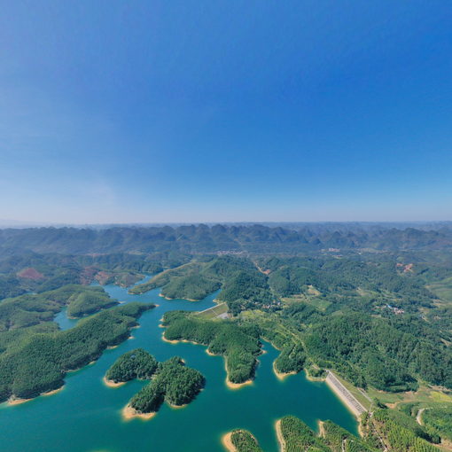 上林南巖水庫全景