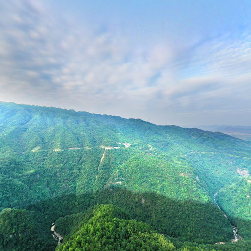 上林縣大明山排棋全景