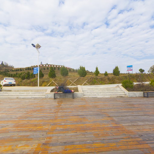 石阡 國榮蘭山寺廟全景