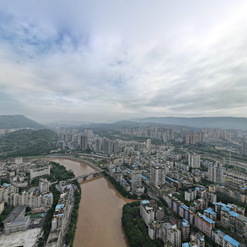 綦江城区球形全景1