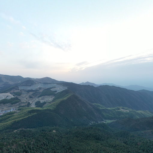 山頂的風景