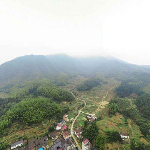 金华市婺城区塔石乡井上村全景图