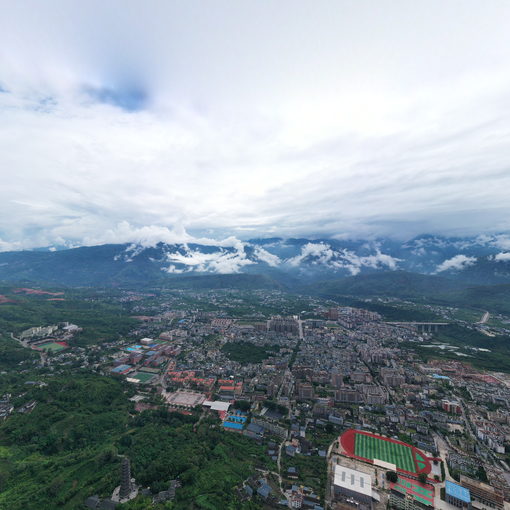 寧南縣城後山(金鐘山景區)