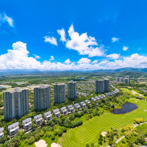 雅居樂清水灣蔚藍高爾夫航拍全景VR