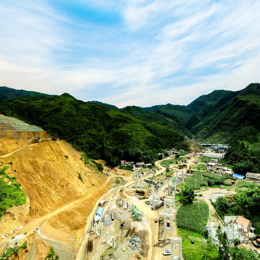 細沙互通全景圖（8月15日攝）