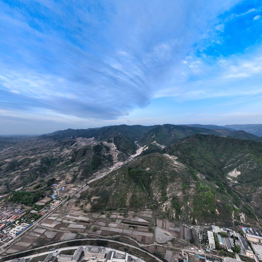 蘆芽山景區(qū)東寨鎮(zhèn)全景圖