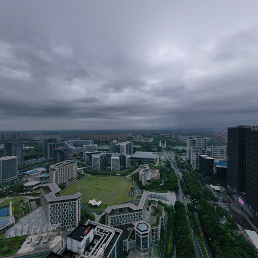 龙子湖全景