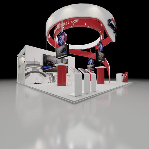 9x9通訊電信展展位設(shè)計