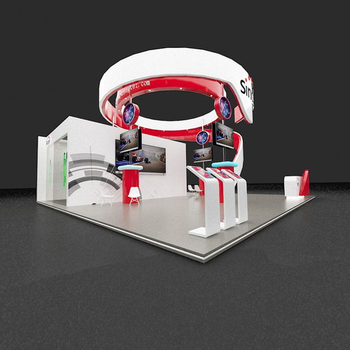 9×9生通訊電信展展位設計