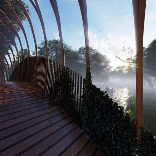 同里国家湿地公园景观桥方案设计